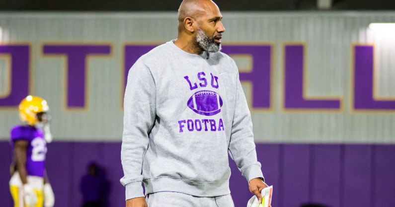 LSU secondary coach Corey Raymond has put together an elite CB haul (Photo: LSU Football)